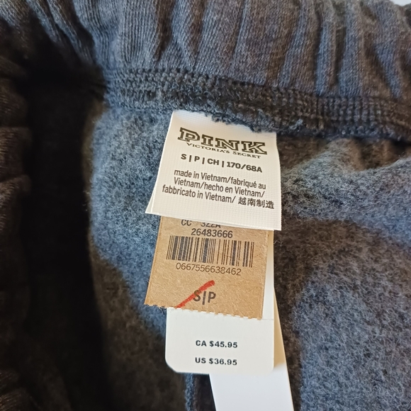 NWT VICTORIA'S SECRET PINK DAD SHORTS  PALM TREE Small - Picture 4 of 4